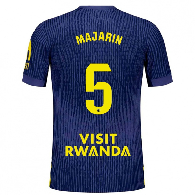 Danxen Herren Sonia Majarín #5 Marine Gelb Auswärtstrikot Trikot 2025/26 T-Shirt Österreich