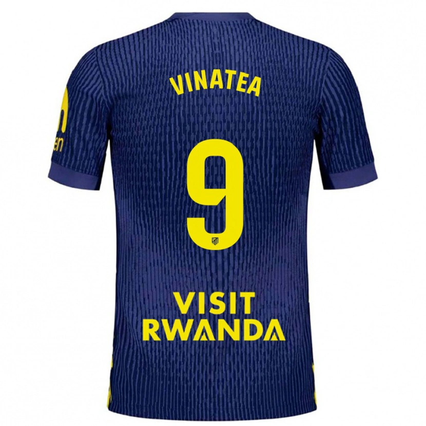 Danxen Herren Sergio Vinatea #9 Marine Gelb Auswärtstrikot Trikot 2025/26 T-Shirt Österreich