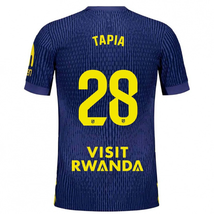 Danxen Herren Unai Tapia #28 Marine Gelb Auswärtstrikot Trikot 2025/26 T-Shirt Österreich