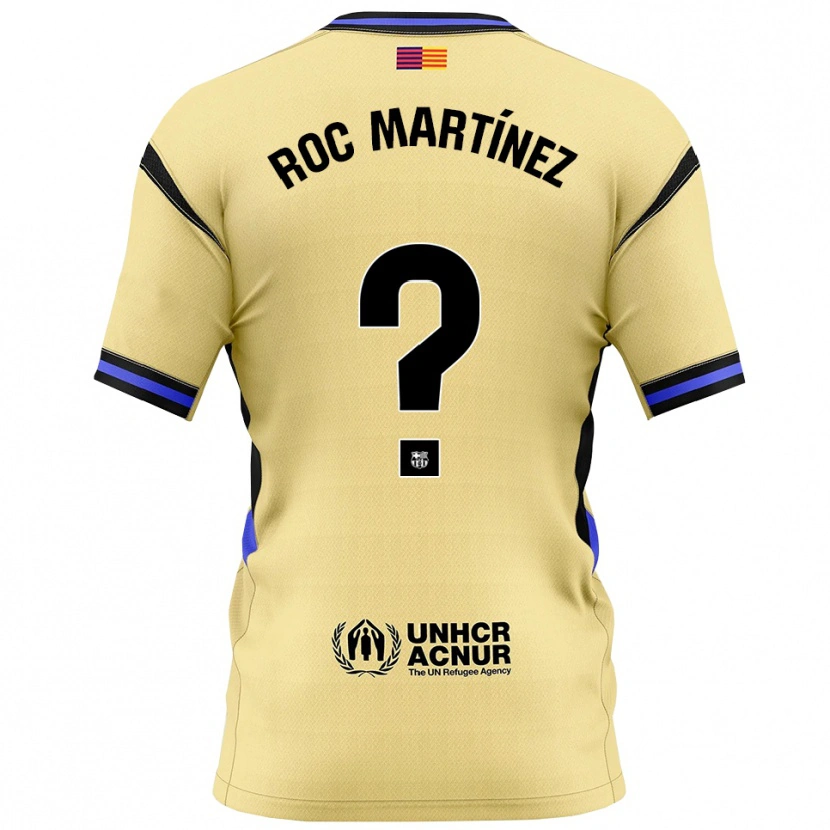 Danxen Herren Roc Martínez #0 Gelb Schwarz Auswärtstrikot Trikot 2025/26 T-Shirt Österreich