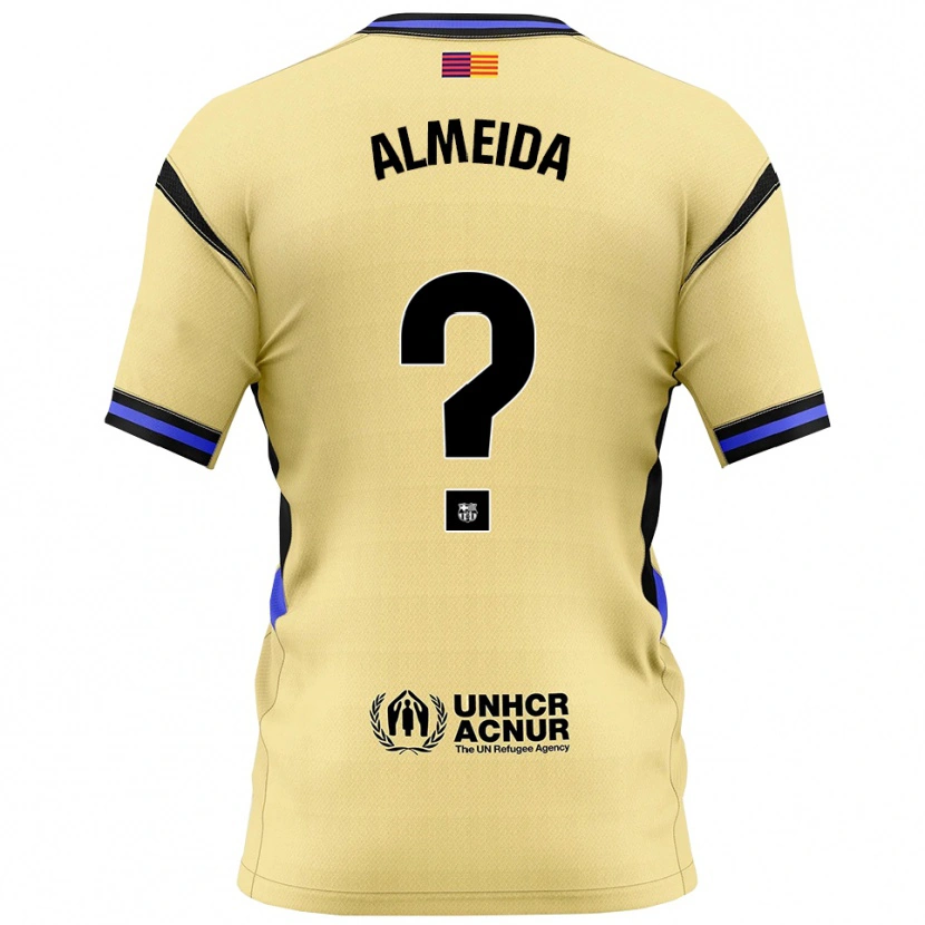 Danxen Herren Diego Almeida #0 Gelb Schwarz Auswärtstrikot Trikot 2025/26 T-Shirt Österreich