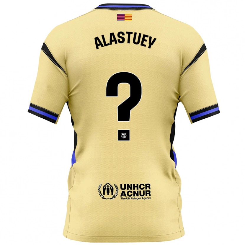 Danxen Herren Jorge Alastuey #0 Gelb Schwarz Auswärtstrikot Trikot 2025/26 T-Shirt Österreich