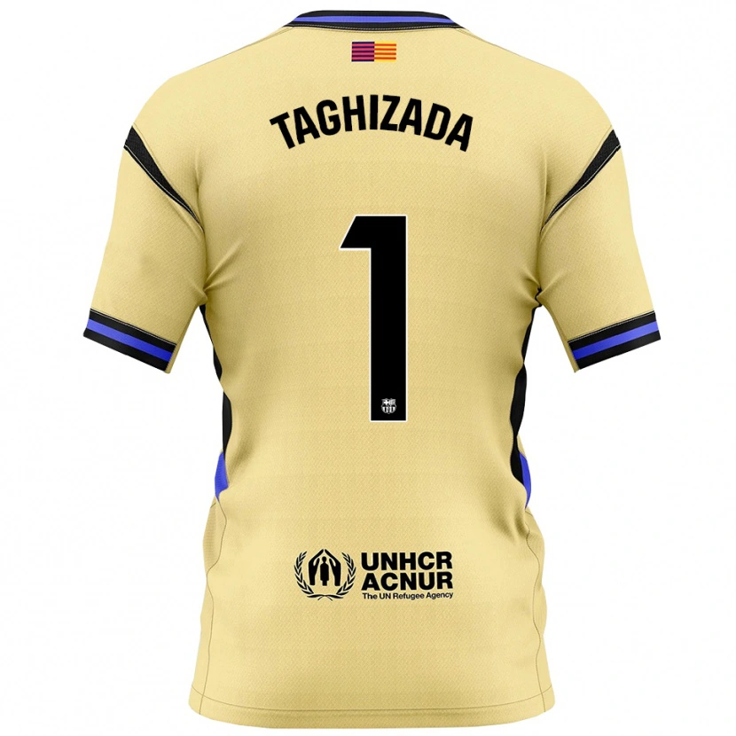 Danxen Herren Eldar Taghizada #1 Gelb Schwarz Auswärtstrikot Trikot 2025/26 T-Shirt Österreich