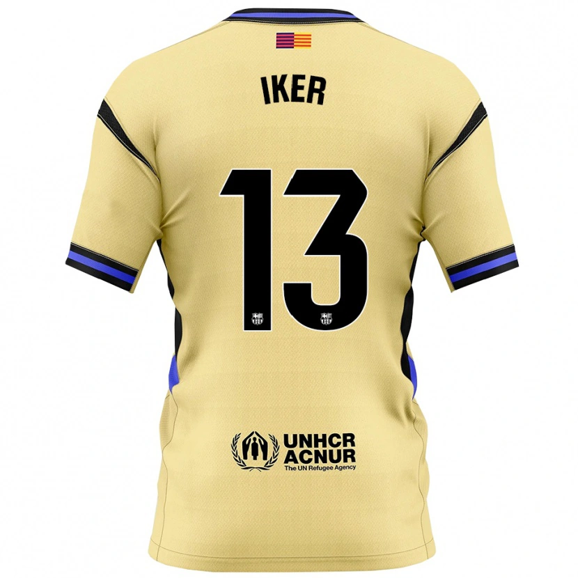 Danxen Herren Iker Rodríguez #13 Gelb Schwarz Auswärtstrikot Trikot 2025/26 T-Shirt Österreich