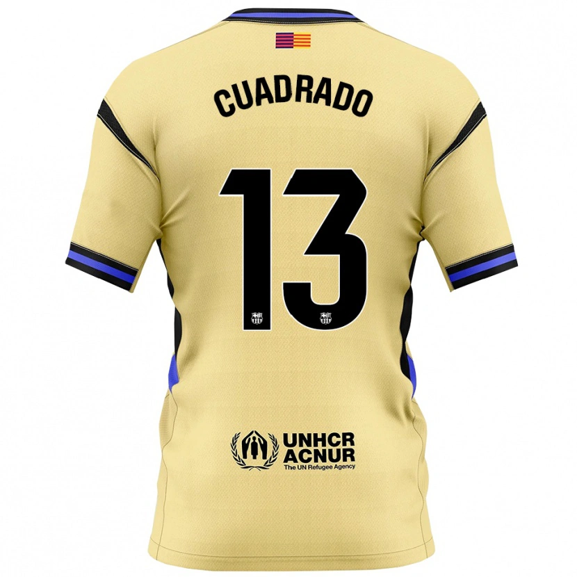 Danxen Herren Adrián Cuadrado #13 Gelb Schwarz Auswärtstrikot Trikot 2025/26 T-Shirt Österreich