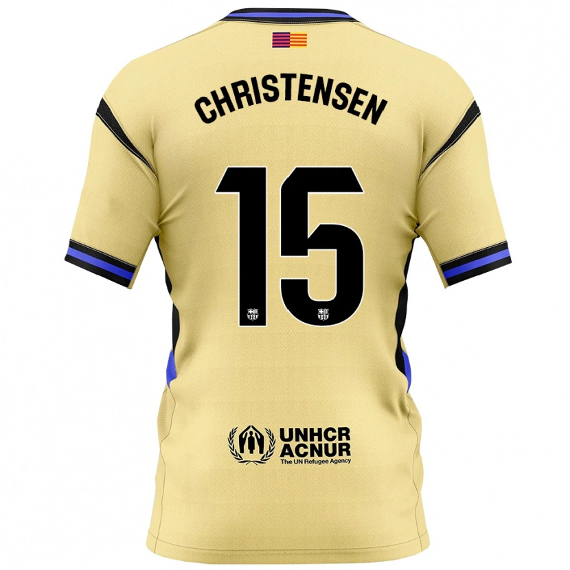 Danxen Herren Andreas Christensen #15 Gelb Schwarz Auswärtstrikot Trikot 2025/26 T-Shirt Österreich