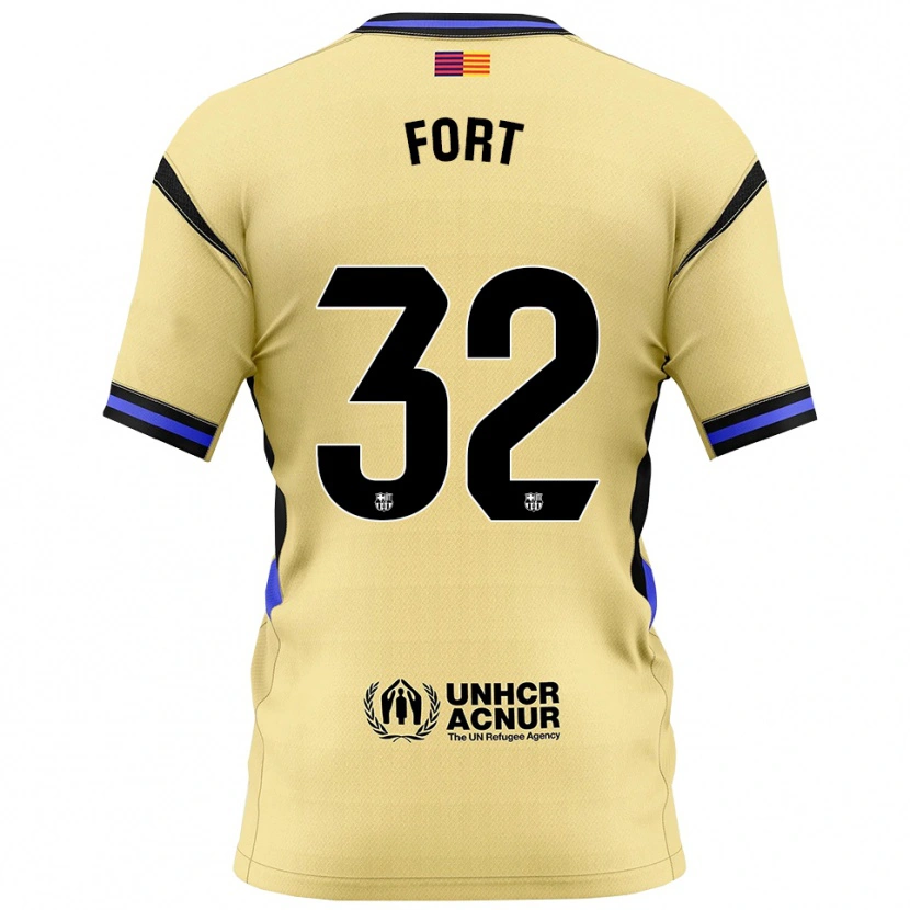 Danxen Herren Héctor Fort #32 Gelb Schwarz Auswärtstrikot Trikot 2025/26 T-Shirt Österreich