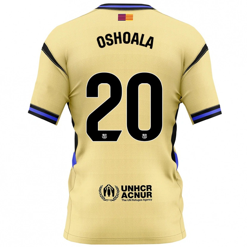 Danxen Herren Asisat Oshoala #20 Gelb Schwarz Auswärtstrikot Trikot 2025/26 T-Shirt Österreich