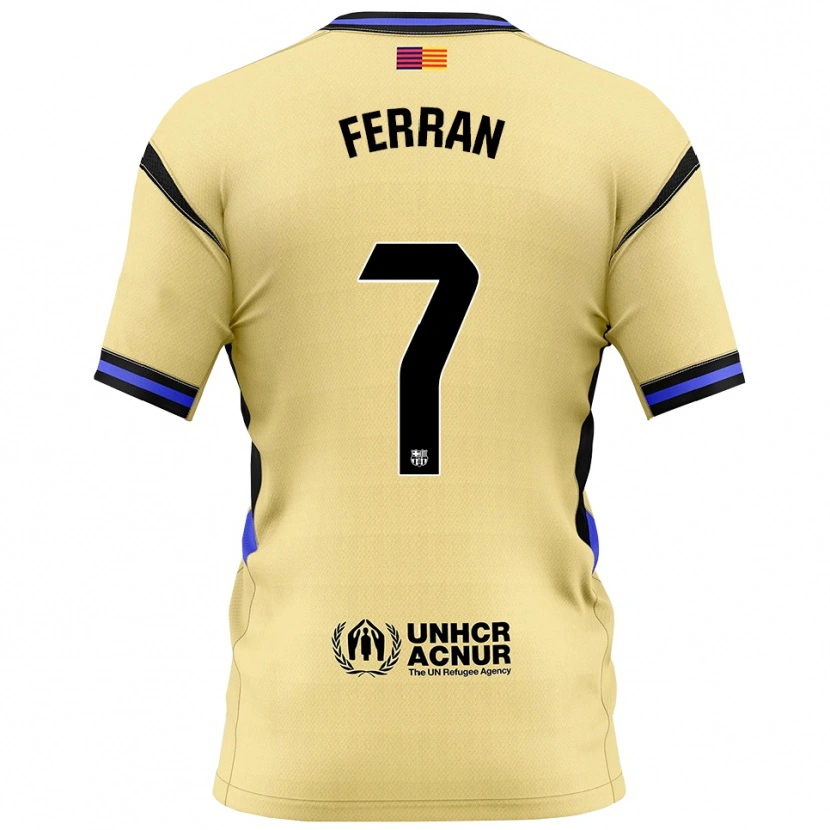 Danxen Herren Ferran Torres #7 Gelb Schwarz Auswärtstrikot Trikot 2025/26 T-Shirt Österreich