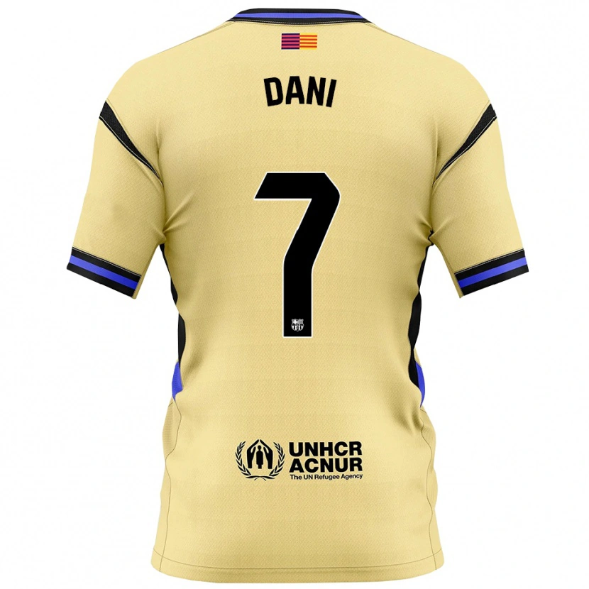 Danxen Herren Dani Rodríguez #7 Gelb Schwarz Auswärtstrikot Trikot 2025/26 T-Shirt Österreich