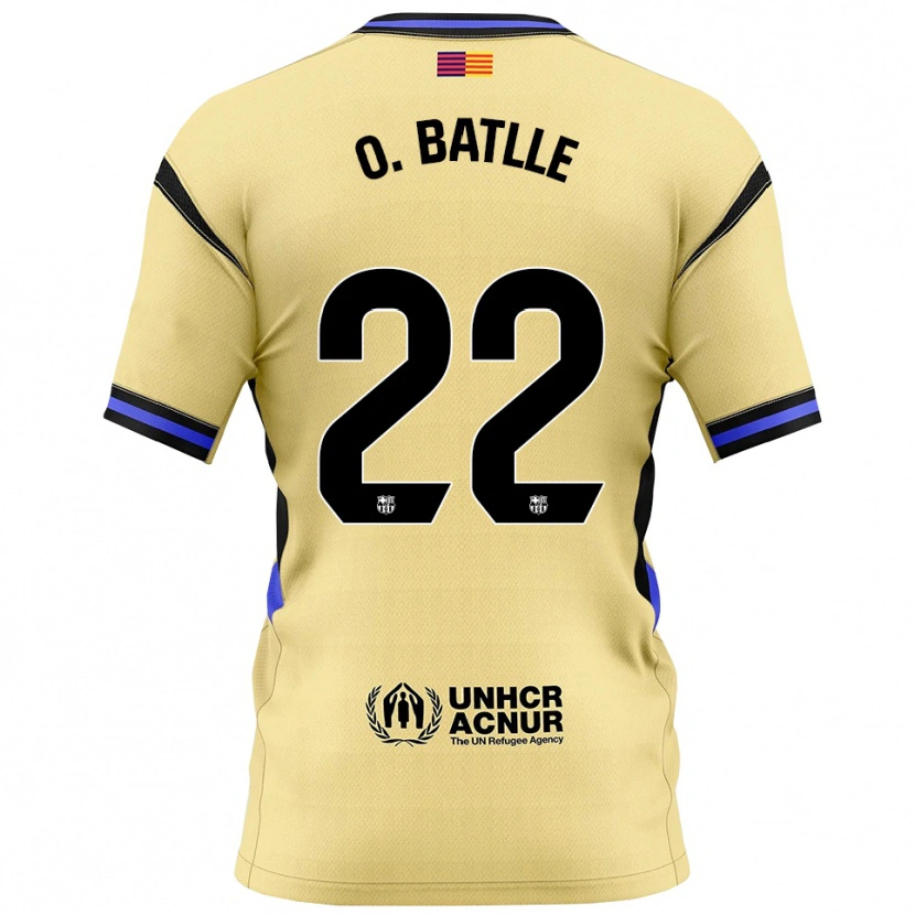 Danxen Herren Ona Batlle #22 Gelb Schwarz Auswärtstrikot Trikot 2025/26 T-Shirt Österreich