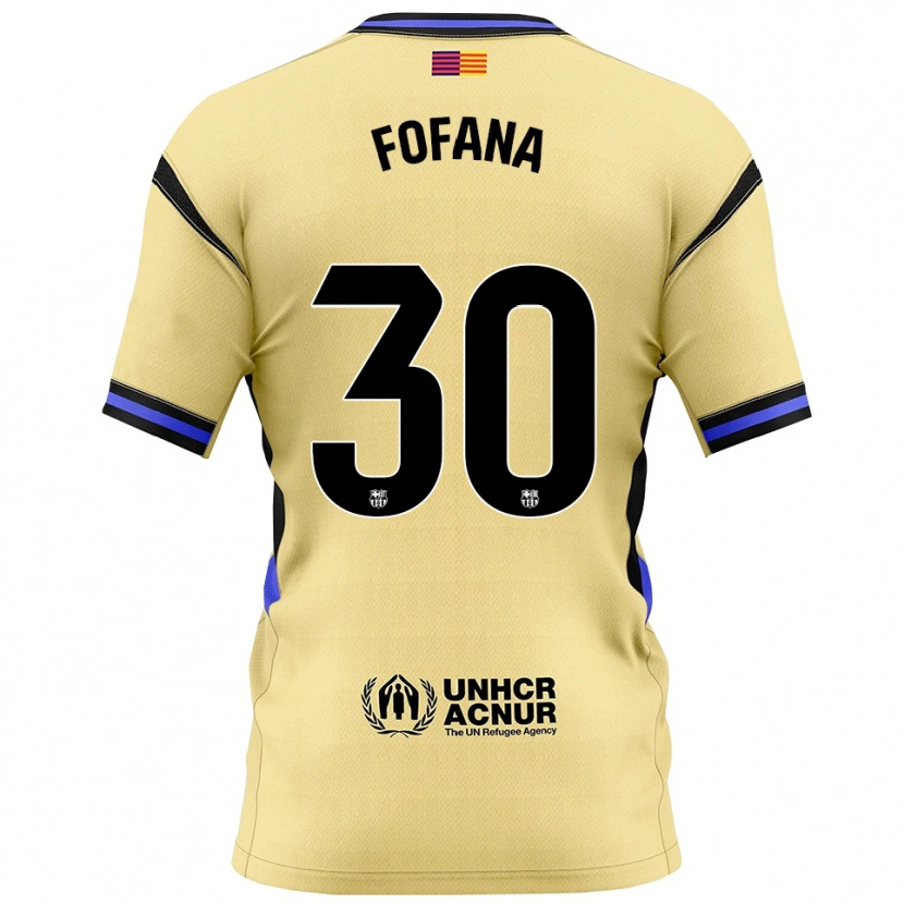 Danxen Herren Nuhu Fofana #30 Gelb Schwarz Auswärtstrikot Trikot 2025/26 T-Shirt Österreich