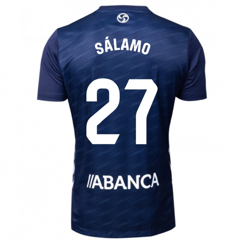 Danxen Herren Jorge Sálamo #27 Marine Weiß Auswärtstrikot Trikot 2025/26 T-Shirt Österreich
