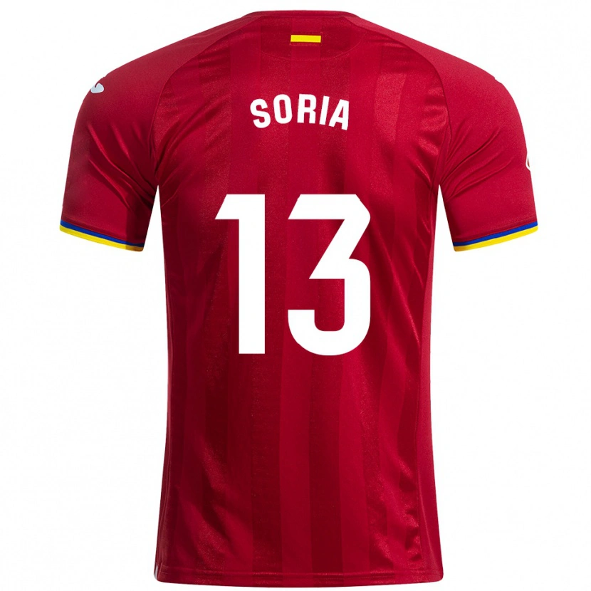 Danxen Herren David Soria #13 Rot Gelb Blau Auswärtstrikot Trikot 2025/26 T-Shirt Österreich