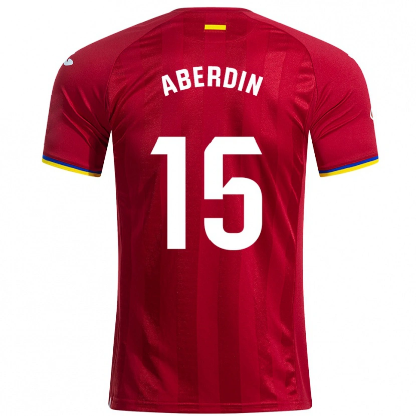 Danxen Herren Nabil Aberdin #15 Rot Gelb Blau Auswärtstrikot Trikot 2025/26 T-Shirt Österreich