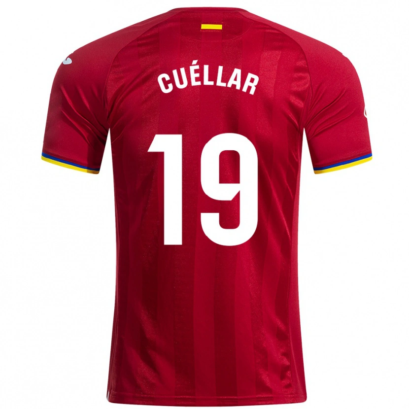 Danxen Herren Martín Cuéllar #19 Rot Gelb Blau Auswärtstrikot Trikot 2025/26 T-Shirt Österreich