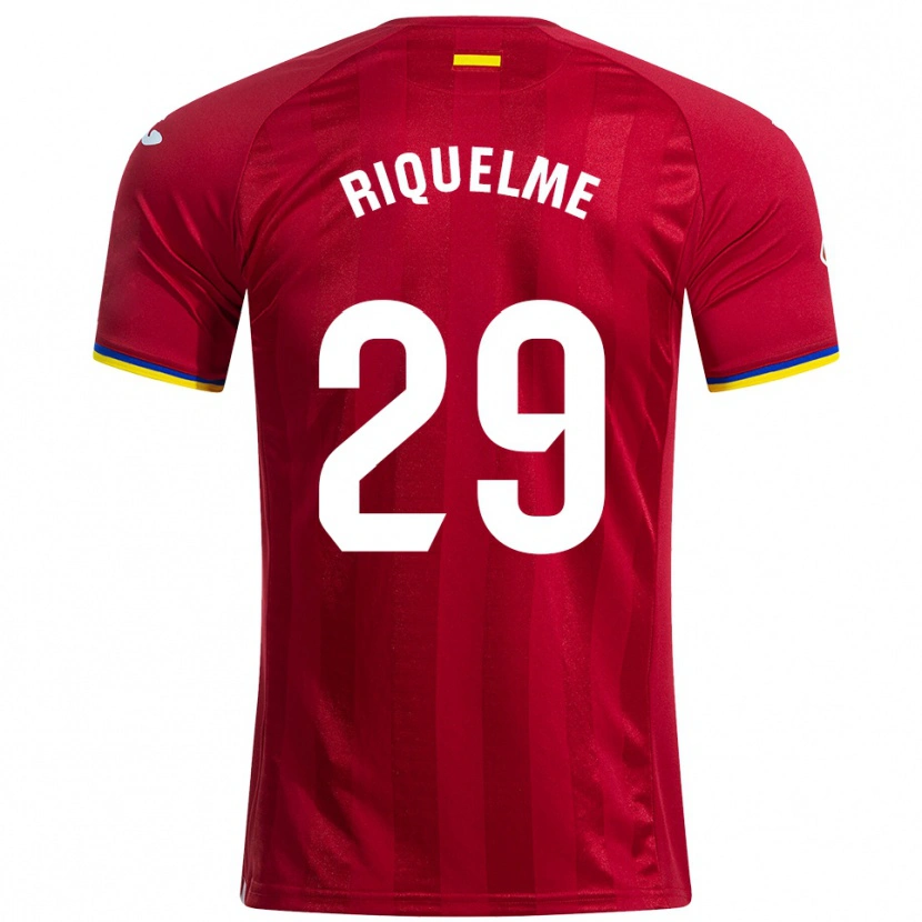 Danxen Herren Adrián Riquelme #29 Rot Gelb Blau Auswärtstrikot Trikot 2025/26 T-Shirt Österreich