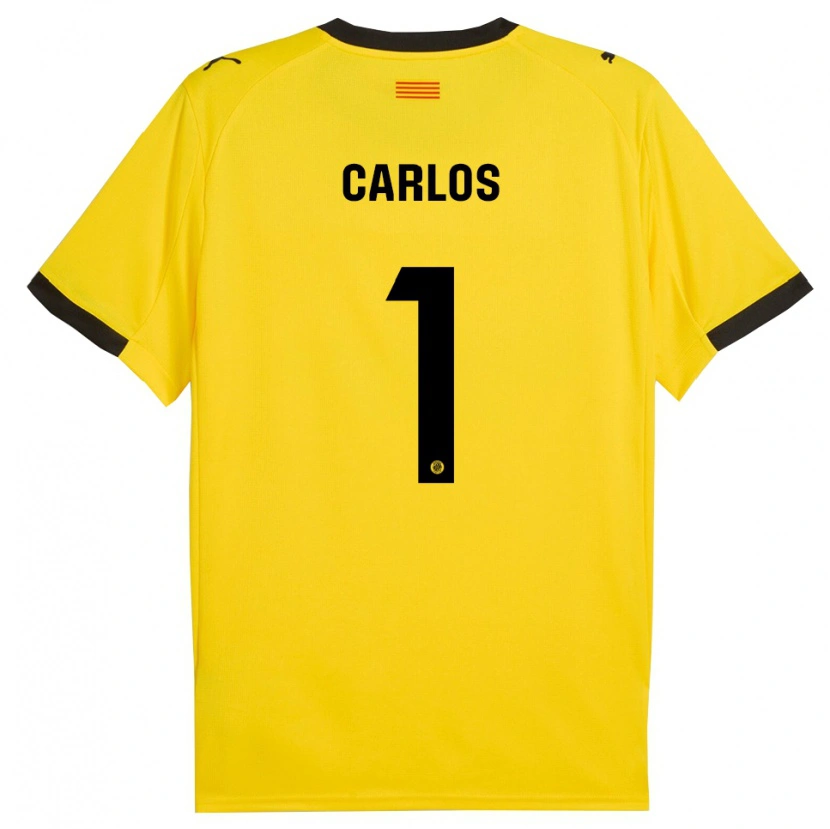Danxen Herren Juan Carlos #1 Gelb Schwarz Auswärtstrikot Trikot 2025/26 T-Shirt Österreich