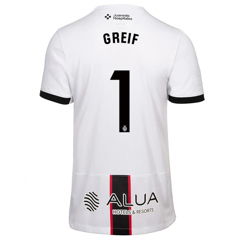 Danxen Herren Dominik Greif #1 Weiß Schwarz Auswärtstrikot Trikot 2025/26 T-Shirt Österreich