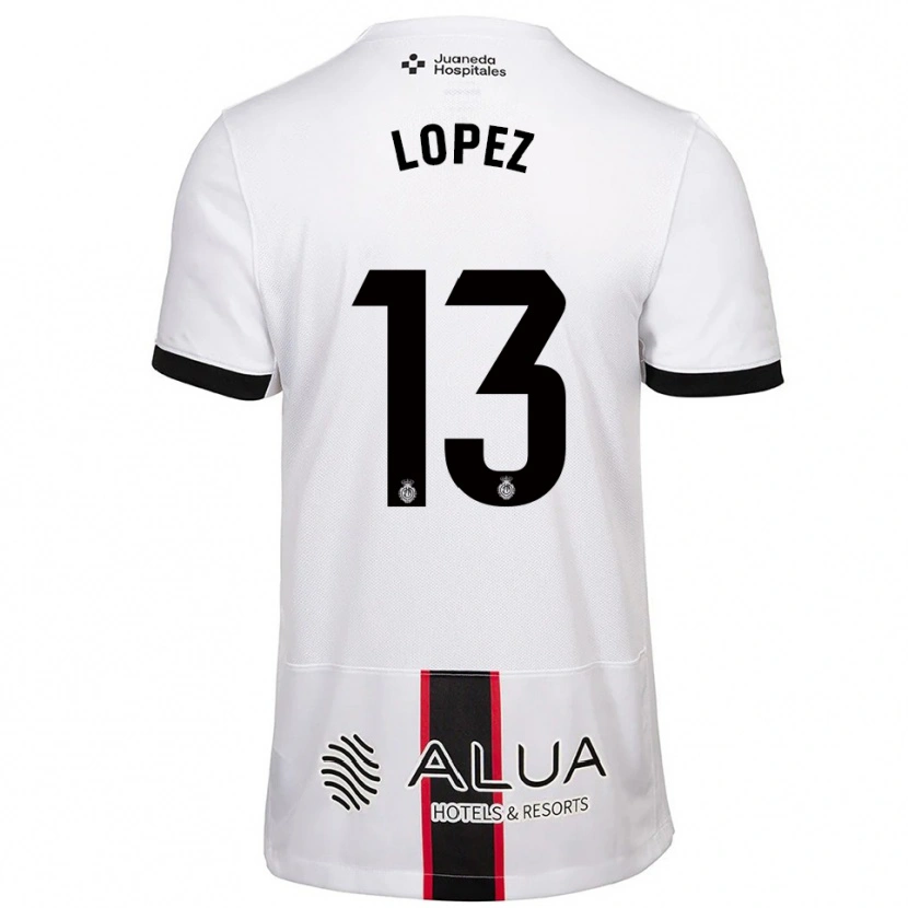 Danxen Herren Iván López #13 Weiß Schwarz Auswärtstrikot Trikot 2025/26 T-Shirt Österreich
