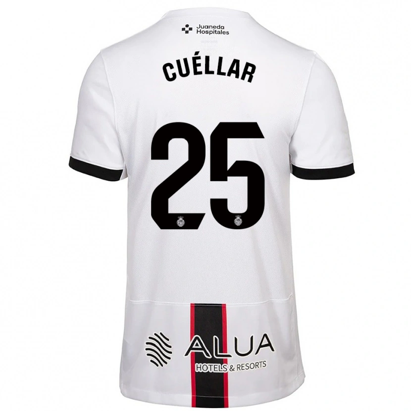 Danxen Herren Iván Cuéllar #25 Weiß Schwarz Auswärtstrikot Trikot 2025/26 T-Shirt Österreich