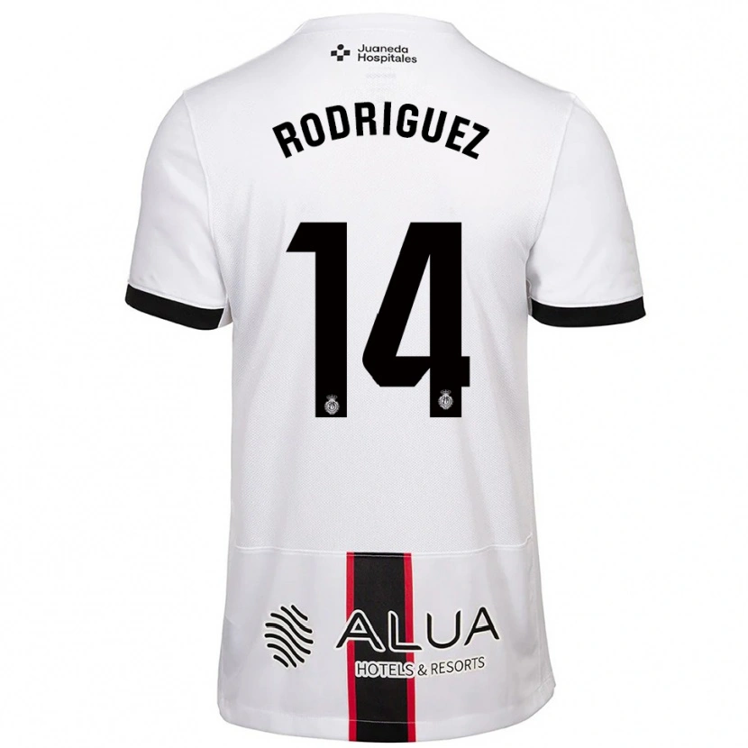 Danxen Herren Diego Rodríguez #14 Weiß Schwarz Auswärtstrikot Trikot 2025/26 T-Shirt Österreich