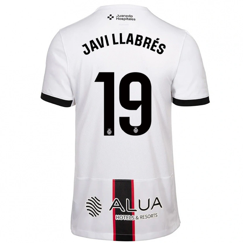 Danxen Herren Javi Llabrés #19 Weiß Schwarz Auswärtstrikot Trikot 2025/26 T-Shirt Österreich