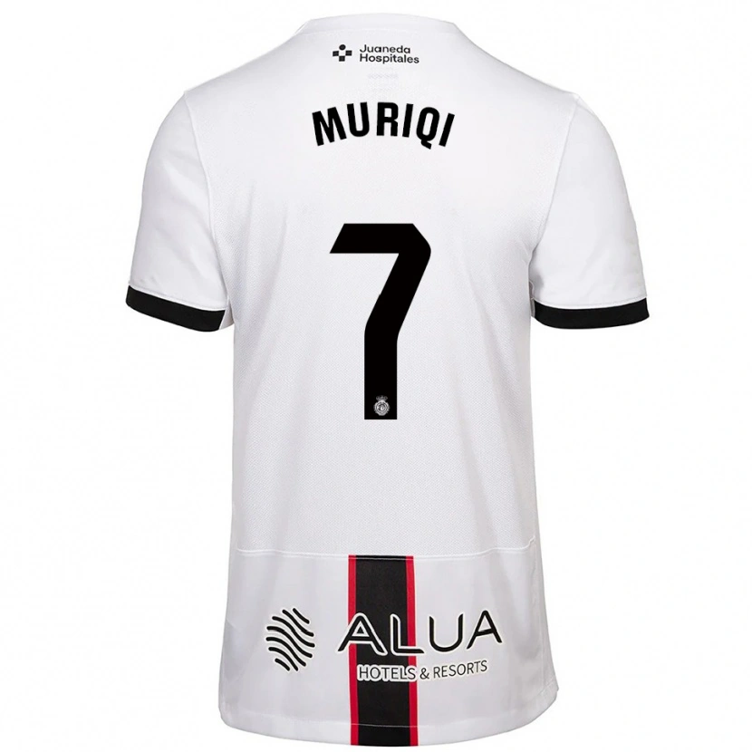 Danxen Herren Vedat Muriqi #7 Weiß Schwarz Auswärtstrikot Trikot 2025/26 T-Shirt Österreich