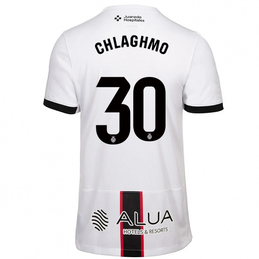 Danxen Herren Saifdine Chlaghmo #30 Weiß Schwarz Auswärtstrikot Trikot 2025/26 T-Shirt Österreich