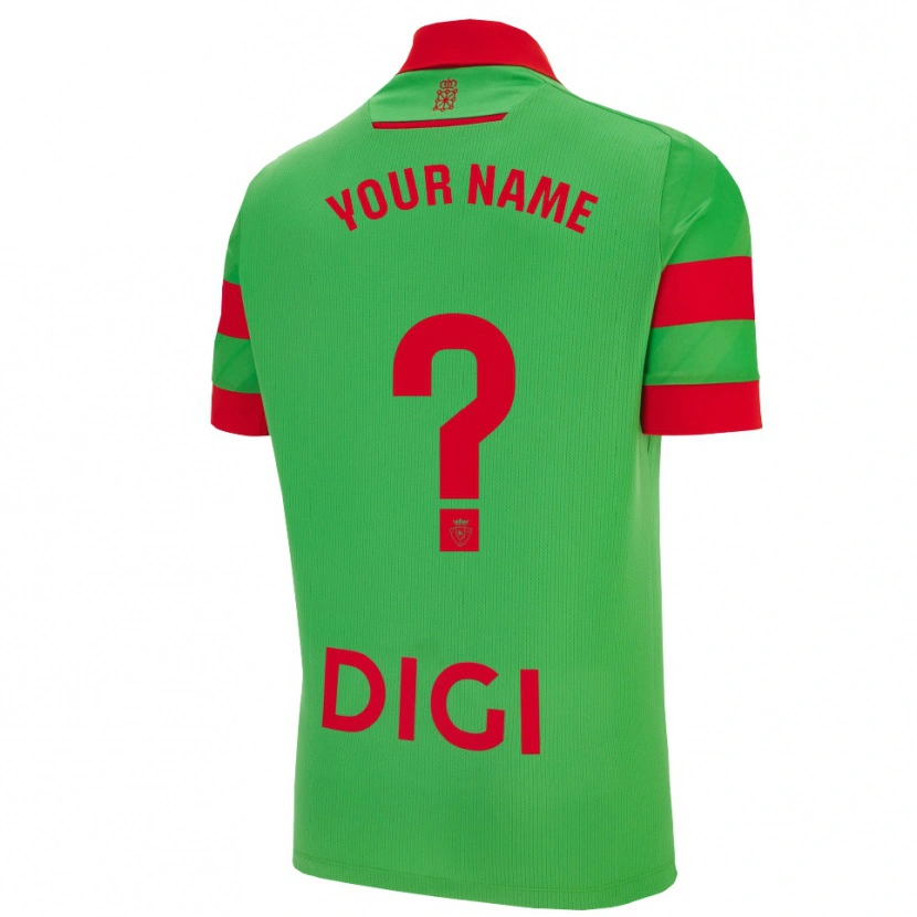 Danxen Herren Ihren Namen #0 Grün Rot Auswärtstrikot Trikot 2025/26 T-Shirt Österreich