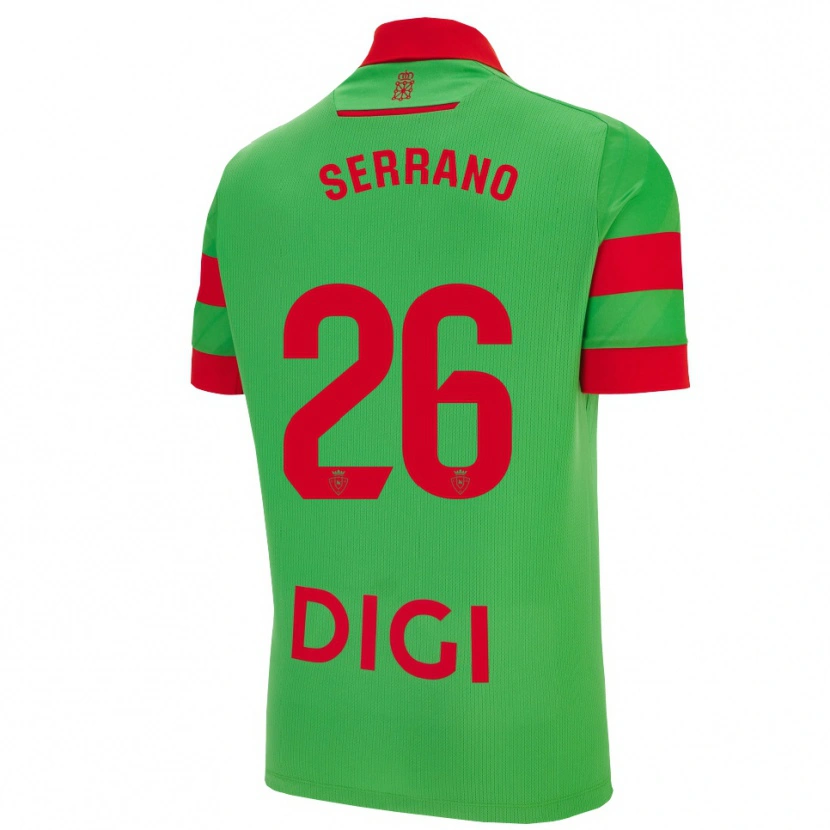 Danxen Herren Mikel Serrano #26 Grün Rot Auswärtstrikot Trikot 2025/26 T-Shirt Österreich
