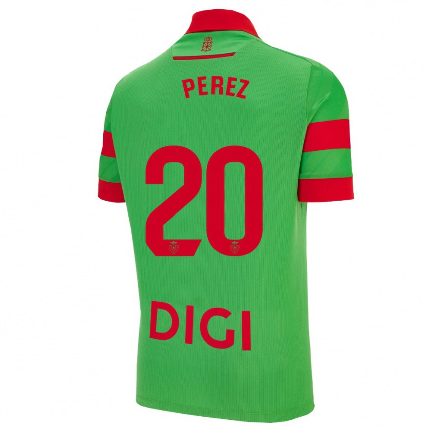 Danxen Herren Bruno Pérez #20 Grün Rot Auswärtstrikot Trikot 2025/26 T-Shirt Österreich