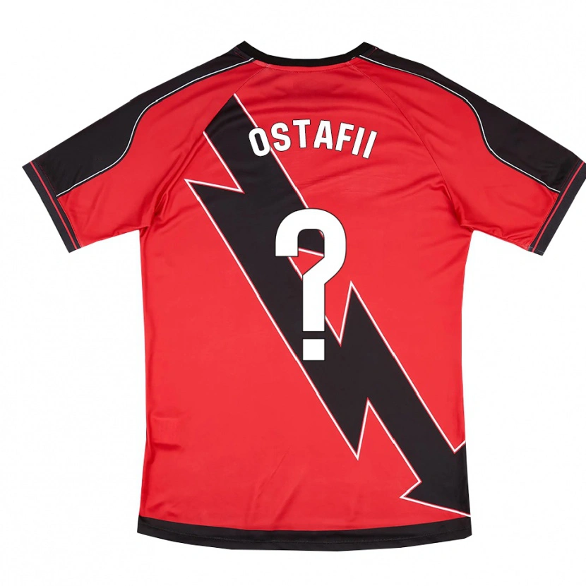 Danxen Herren David Ostafii #0 Rot Schwarz Auswärtstrikot Trikot 2025/26 T-Shirt Österreich