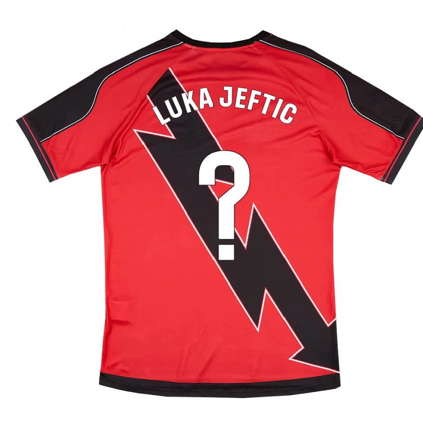 Danxen Herren Luka Jeftic #0 Rot Schwarz Auswärtstrikot Trikot 2025/26 T-Shirt Österreich