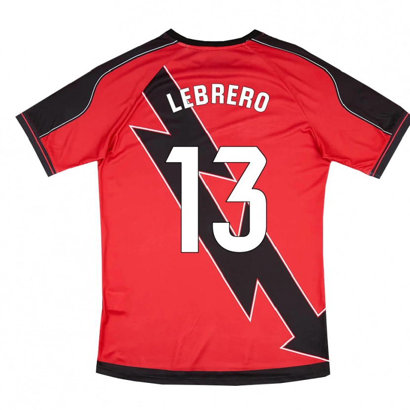 Danxen Herren Lucia Lebrero Rodríguez #13 Rot Schwarz Auswärtstrikot Trikot 2025/26 T-Shirt Österreich