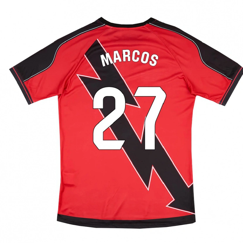 Danxen Herren Álvaro Marcos #27 Rot Schwarz Auswärtstrikot Trikot 2025/26 T-Shirt Österreich