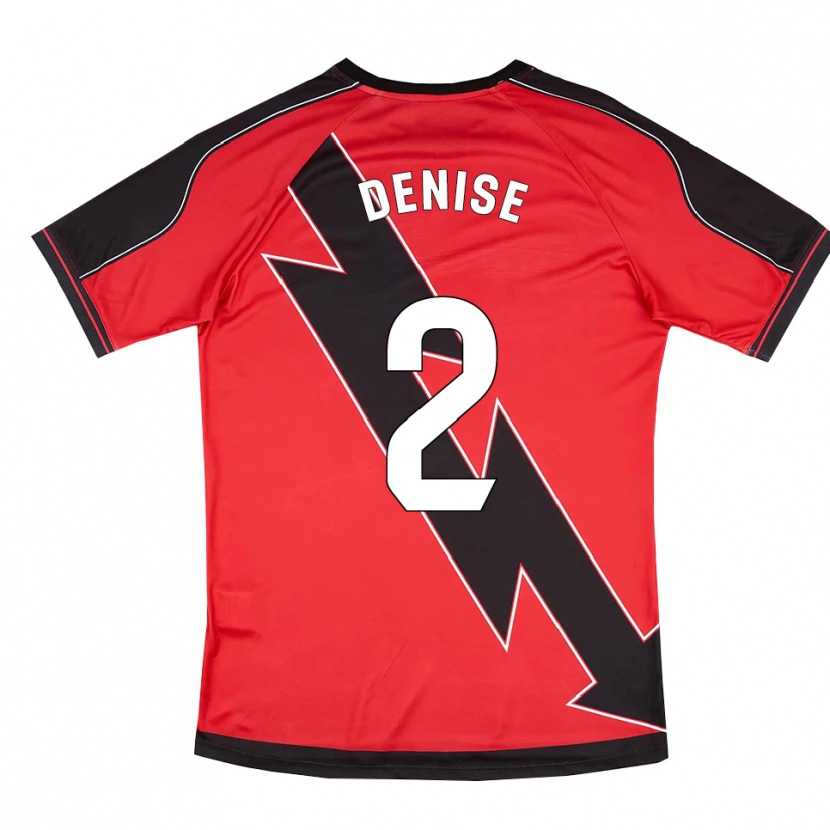Danxen Herren Denise Garcia Rojo #2 Rot Schwarz Auswärtstrikot Trikot 2025/26 T-Shirt Österreich