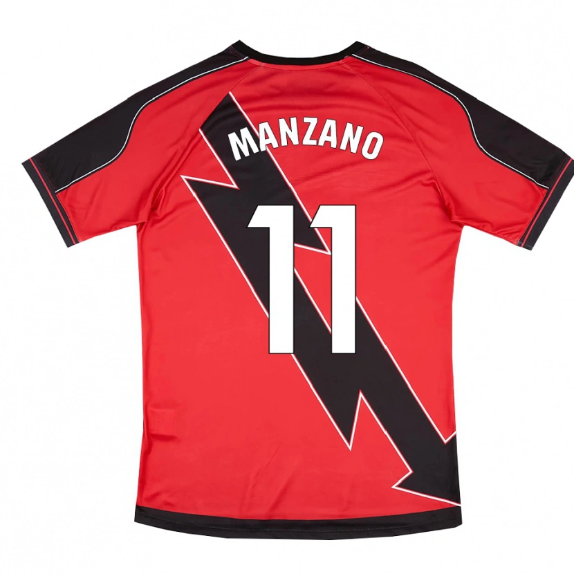 Danxen Herren Sergio Manzano #11 Rot Schwarz Auswärtstrikot Trikot 2025/26 T-Shirt Österreich