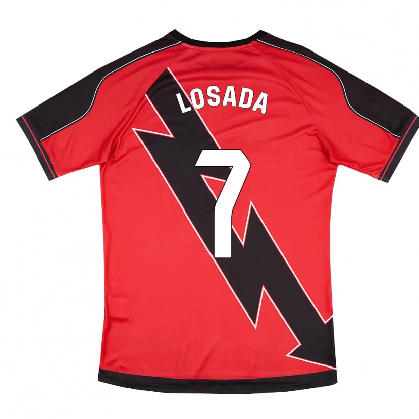 Danxen Herren Juan Losada #7 Rot Schwarz Auswärtstrikot Trikot 2025/26 T-Shirt Österreich