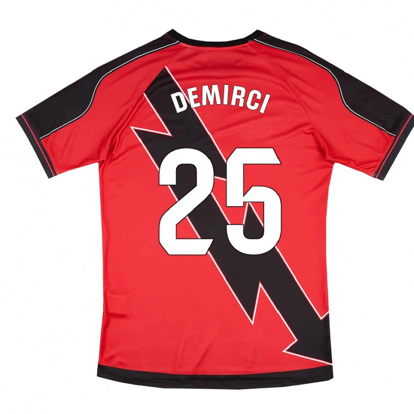 Danxen Herren Mert Demirci #25 Rot Schwarz Auswärtstrikot Trikot 2025/26 T-Shirt Österreich
