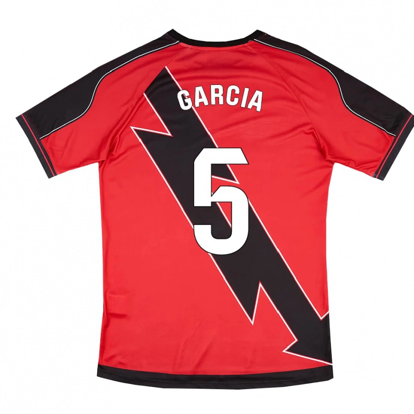 Danxen Herren Miguel García #5 Rot Schwarz Auswärtstrikot Trikot 2025/26 T-Shirt Österreich
