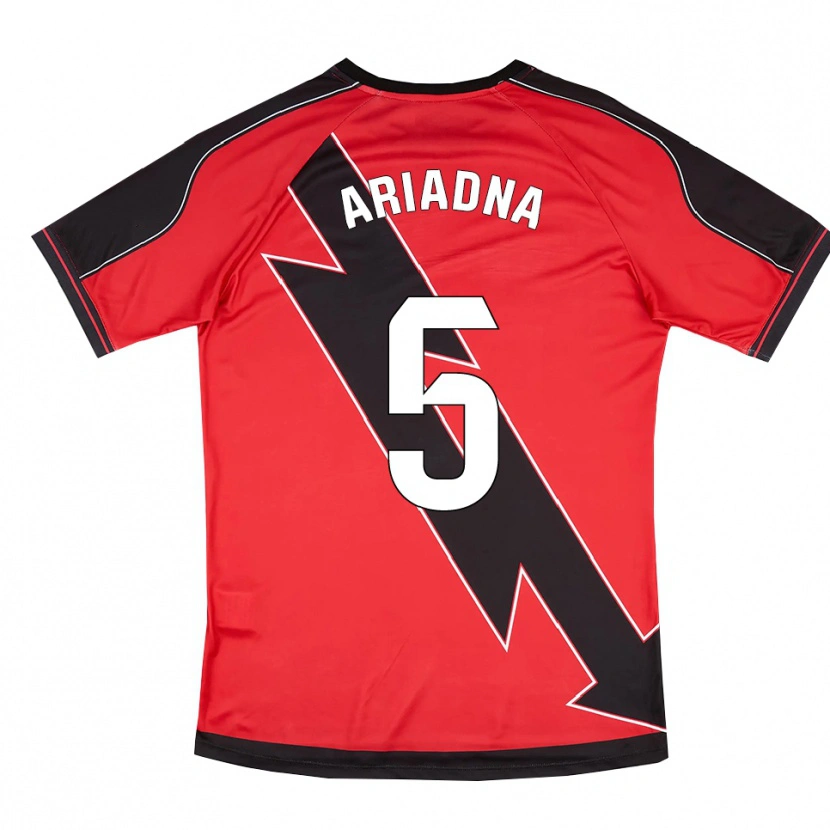 Danxen Herren Ariadna Rovirola Moreno #5 Rot Schwarz Auswärtstrikot Trikot 2025/26 T-Shirt Österreich