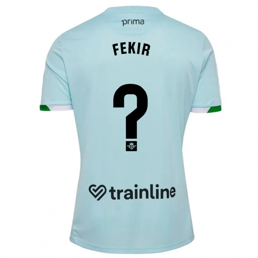 Danxen Herren Yassin Fekir #0 Himmelblau Grün Auswärtstrikot Trikot 2025/26 T-Shirt Österreich