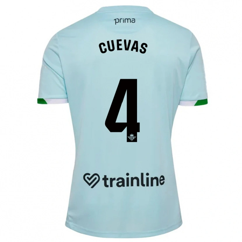 Danxen Herren Miguel Cuevas #4 Himmelblau Grün Auswärtstrikot Trikot 2025/26 T-Shirt Österreich