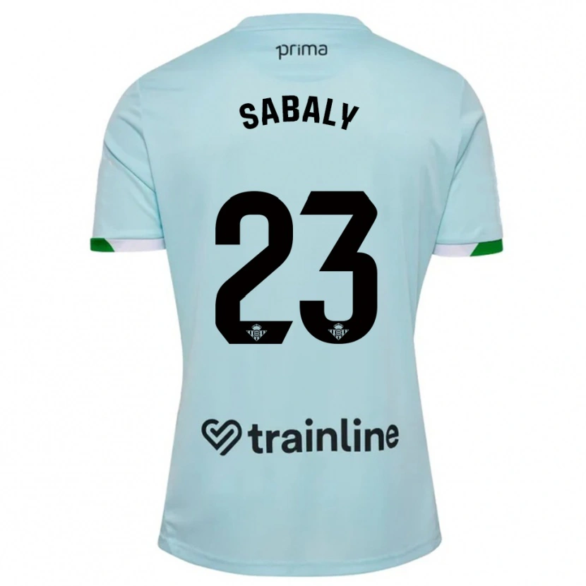 Danxen Herren Youssouf Sabaly #23 Himmelblau Grün Auswärtstrikot Trikot 2025/26 T-Shirt Österreich