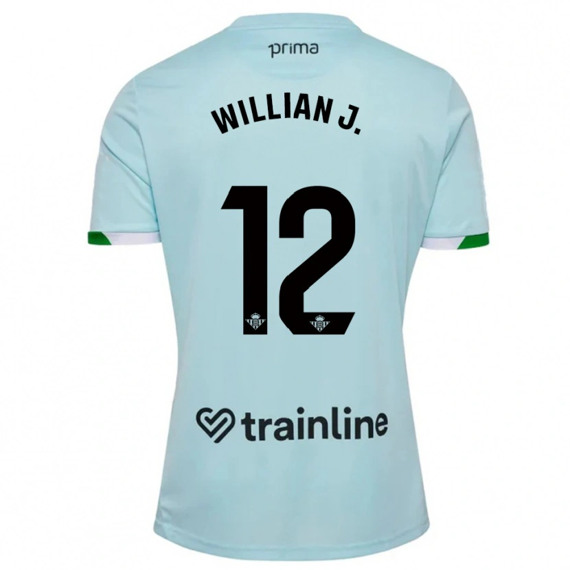 Danxen Herren Willian Jose #12 Himmelblau Grün Auswärtstrikot Trikot 2025/26 T-Shirt Österreich
