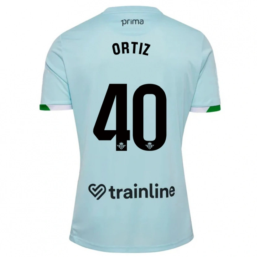 Danxen Herren Ángel Ortiz #40 Himmelblau Grün Auswärtstrikot Trikot 2025/26 T-Shirt Österreich