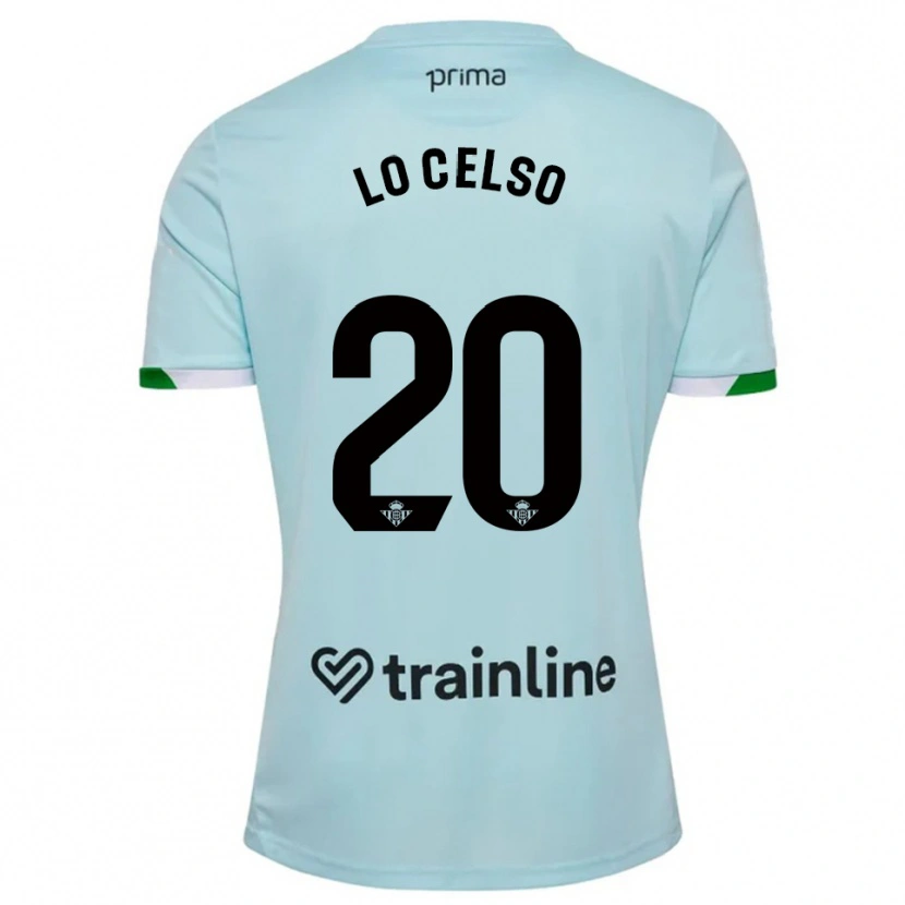 Danxen Herren Giovani Lo Celso #20 Himmelblau Grün Auswärtstrikot Trikot 2025/26 T-Shirt Österreich