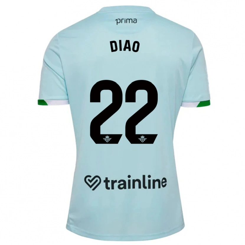 Danxen Herren Usse Diao #22 Himmelblau Grün Auswärtstrikot Trikot 2025/26 T-Shirt Österreich