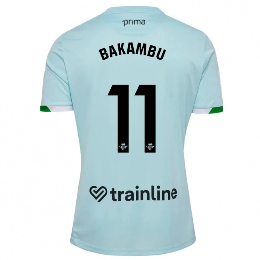 Danxen Herren Cédric Bakambu #11 Himmelblau Grün Auswärtstrikot Trikot 2025/26 T-Shirt Österreich
